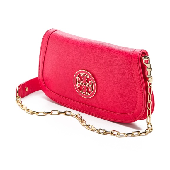 Tory Burch Handbags - {Tory Burch} Amanda Logo Clutch